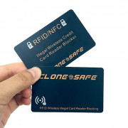 Cartão bloqueador RFID para proteção de carteira
