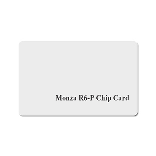 Blank White 860~960MHz UHF Impinj MONZA R6-P Card