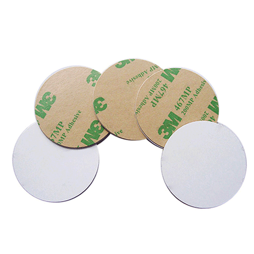 ホットセール-自己粘着-RFID-PVC-コインタグ-空白-白-または印刷済み-両方-利用可能