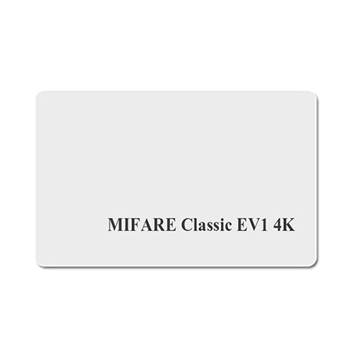 MIFARE Classic EV1 4K Пустая белая ПВХ-карта